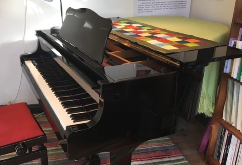 The new piano arrived